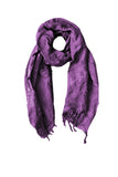 Washed Solid Luxury LInen-Rayon Scarf, Wrap, and Sarong