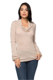 100% Cashmere Gauzy Textured Sweater Knit - Flirty & Femme