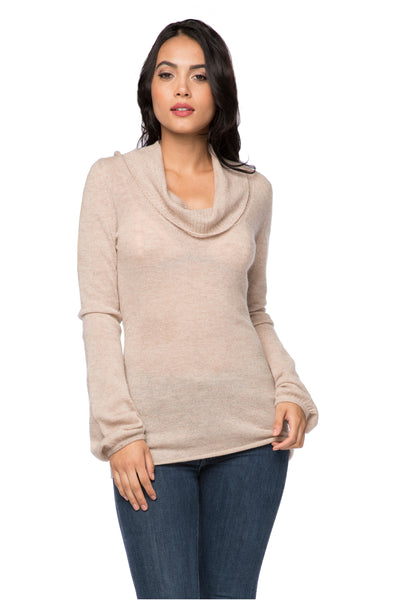 100% Cashmere Gauzy Textured Sweater Knit - Flirty & Femme