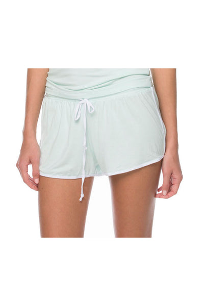 Pippa Pajama Knit Jersey PJ Top/Short Set by Loungerie