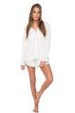 Pippa Pajama Knit Jersey PJ Top/Short Set by Loungerie