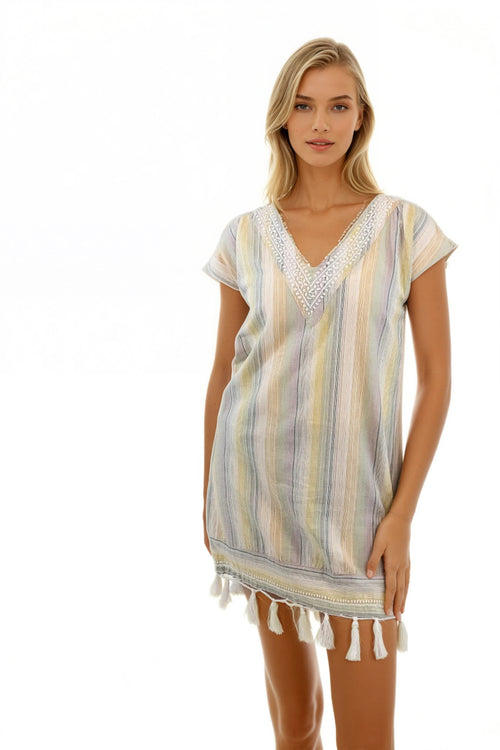 SLRBVLCO-Desert-Stripe-Tassel-Dress-Sundress-Subtle-Luxury