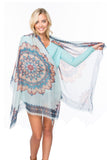 Spirit Medallion Print Wrap/Scarf