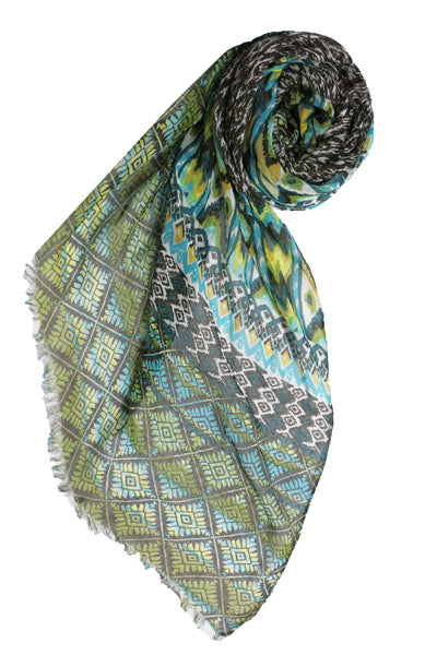 Free Falling Print Wrap/Scarf