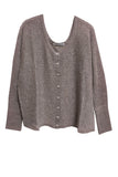 100% Cashmere Reversible Crew & Cardi