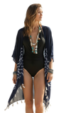 SLTFTD4_Tie Dye Navy and White Border Modal Kimono Coverup 2