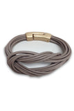 Leather Love Knot Bracelet