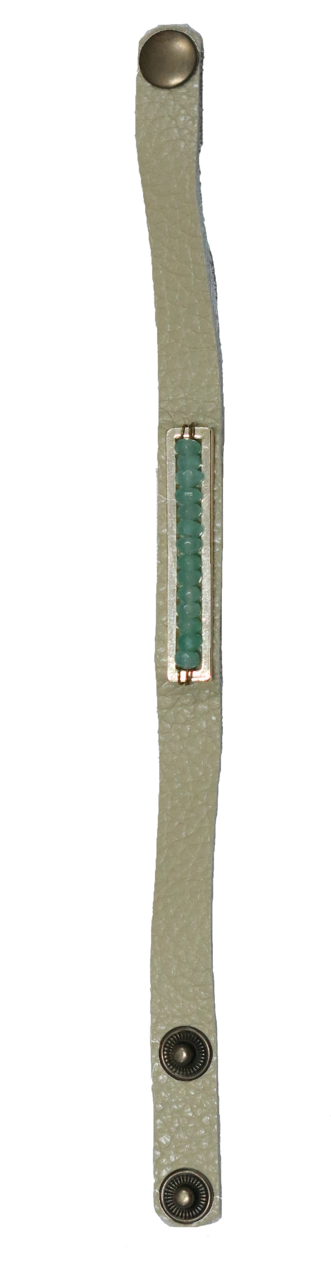 Leather Bar Bracelet