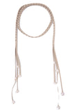 Braid Lariat Necklace/Wrap Belt