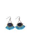 Stone & Fringe Earrings