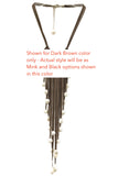 Braid Lariat Necklace/Wrap Belt