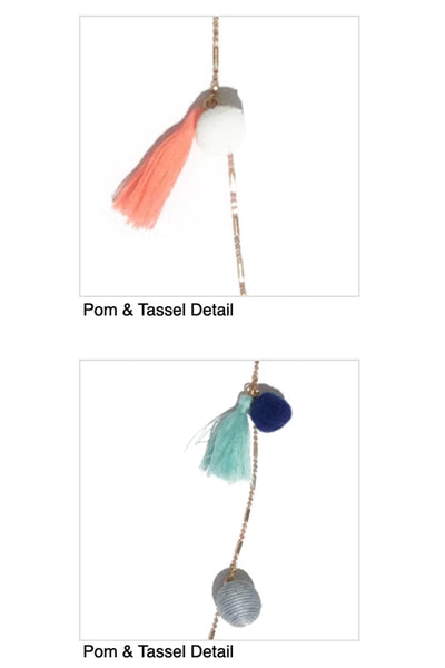 Pom & Tassel Necklace