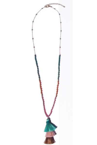 Camel Tassel Necklace