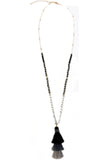 Camel Tassel Necklace