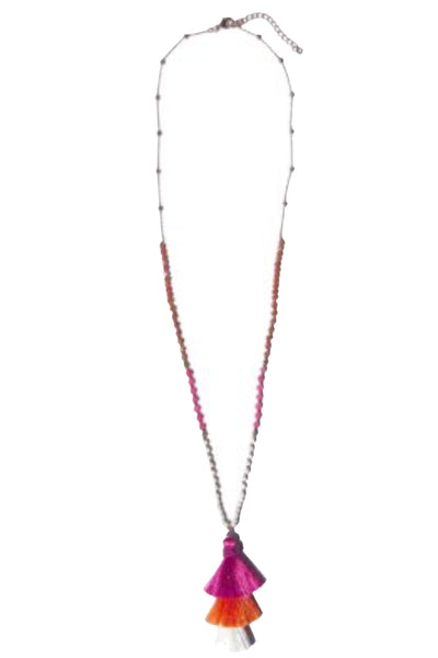 Camel Tassel Necklace