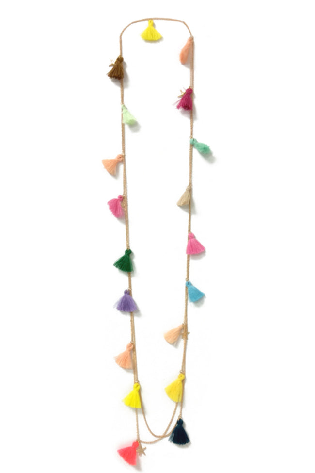 Tassel & Charm Necklace