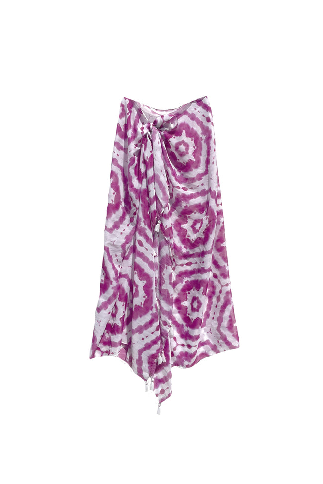 Happy Hippie Print Scarf Wrap Sarong