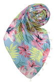 Free Spirit Multi-Wear Coverup Vest in Hawaiian Escape Print