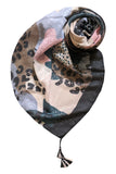 The Serengeti Patchwork Anima Sheer and Soft Print Kimono Wrap