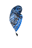 Multi Wear Sheer Sarong Scarf Wrap in Bebop Blues Animal Print