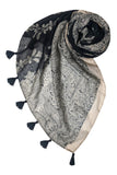 SPSSS228-Twilight Night Cathedral Black and Grey Sheer 