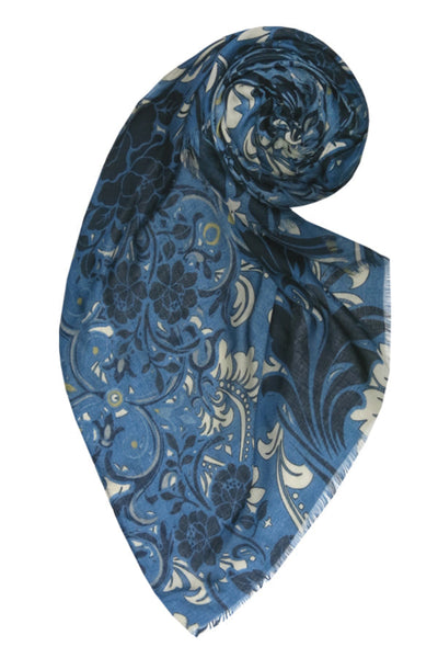 SPSSS79-NAVY SPSSSS79-navy-Nightfall Dark Blue Abstract Stamp Print