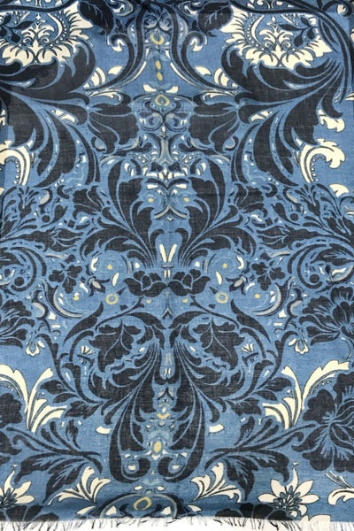 SPSSSS79-navy-Nightfall Dark Blue Abstract Stamp Print Isle 