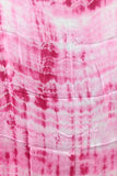 Maxi Halter Sundress Coverup in Waves & Wind Fuschia Pink Tie Dye