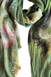 SPW-W03-GREEN-EMERALD-Starburst-Print-Wool-Scarf-3