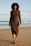 Aubrey Sweater Knit Dress Cross Over Bottom n Zen Blend Comfort