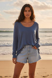 Zen Blend Luxury Favorite Scoop Crewneck Sweater