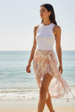 Spring Clouds Pastel Cameo Sheer and Soft Print Scarf Wrap Sarong 2