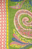 T13-P2-Green-Paisley-Swatch-T13-P2-Brown-Tan-Paisley-Print T13-P2-Paisley-Pink-Print Paisley Stamp Print Sheer swatch lime with pink