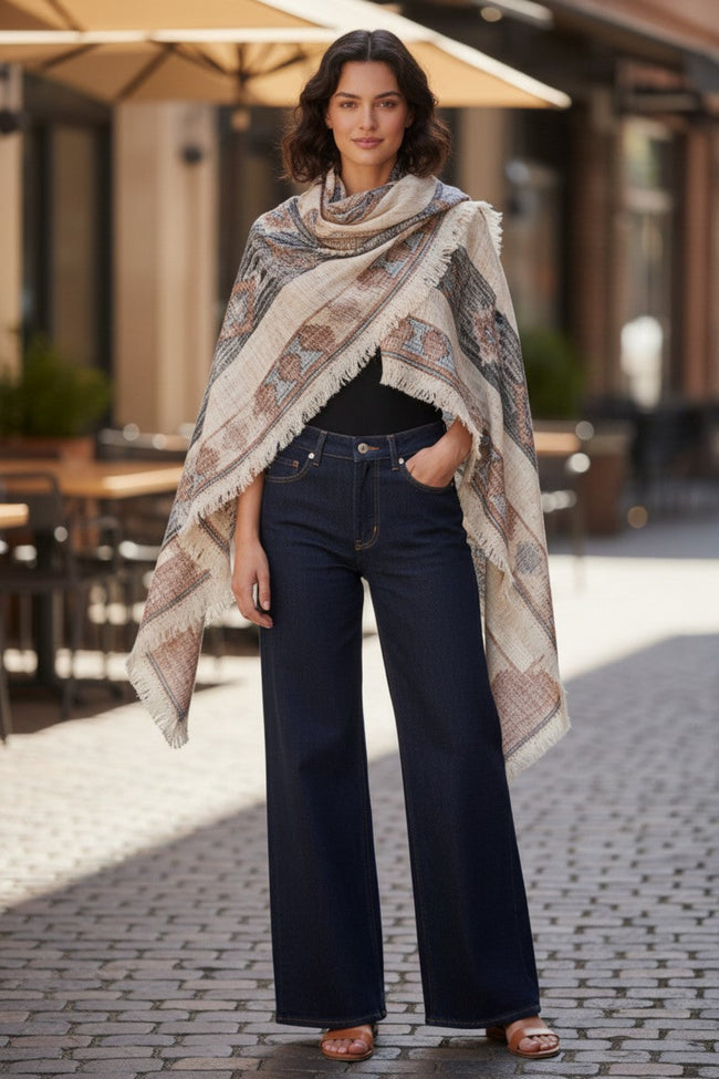 TFP33-Tan-Oregon-Trail-Print-Wrap-Scarf-3_AIFashionModels