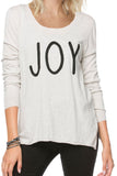 Zen Scoop Crewneck Sweater with Embroidery 