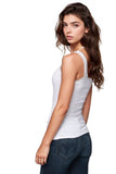 A la slip Cami Slip Everyday Jersey Knit Cami with Mesh Trim