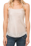 A La Slip Cami Slip Sienna Bias Cut Silk Cami Slip / S / Nude a la slip - Sienna Bias Cut Silk Cami Slip