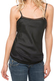 A La Slip Cami Slip Sienna Bias Cut Silk Cami Slip / XS / Black a la slip - Sienna Bias Cut Silk Cami Slip
