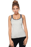 A la slip Cami Slip XS / Ash Everyday Jersey Knit Cami with Mesh Trim