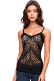 A La Slip Cami Slip XS / Black / ALSTCLA Our Favorite Stretch Lace Camisole