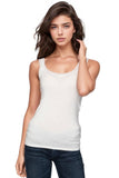A la slip Cami Slip XS / Nude (Ivory) Everyday Jersey Knit Cami with Mesh Trim