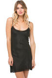 A La Slip Slip XS / Black A la Slip - Kelly | 100% Silk Slip Dress