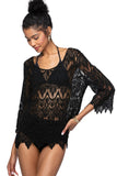 Almost Vintage Boho Open Lace Top - Subtle Luxury