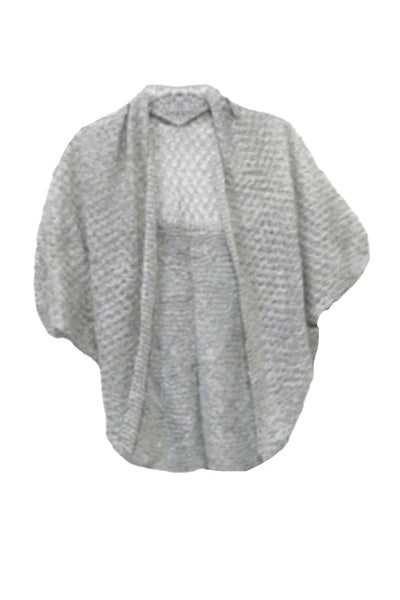 Almost Vintage - Open Mesh Hand Knit Sweater Shrug - Subtle Luxury