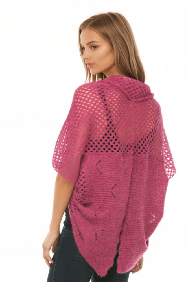 Almost Vintage | See Thru Hand Knit Shrug Sweater - Subtle Luxury