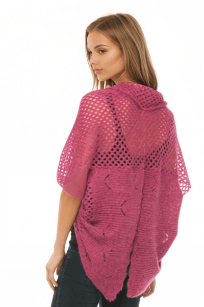 Almost Vintage | See Thru Hand Knit Shrug Sweater - Subtle Luxury