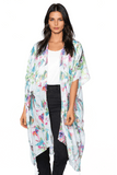 Aloha Paradise Print Kimono Coverup - Subtle Luxury
