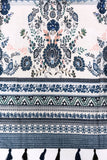 Antique Haven Print Scarf Wrap - Subtle Luxury