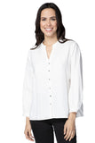 Aveline Button Front Linen Blend Shirt - Subtle Luxury