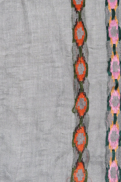 Aztec Embroidery Novelty Maxi Kaftan Coverup - Subtle Luxury